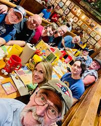 On our way with the whole crew. Lamberts Cafe in Sikeston, MO