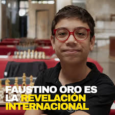 Con apenas 12 años, Faustino Oro volvió a sorprender al mundo del ajedrez  al vencer al experimentado gran maestro neerlandés Erwin l'Ami en la  segunda ronda del Tata Steel Chess Tournament 2026,