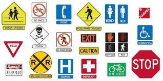 Safety Signs Safety Signs And Symbols Bulletin Board Sets Community Signs