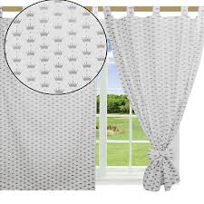 Auch schwierige fenster an dachschrägen, gauben und giebelwänden können mit modernen gardinen ideenreich dekoriert werden. Bobono Kinderzimmer Gardinen Vorhange Little Kleiner Prinz Kleine Prinzessin Neu