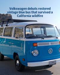 Image result for Dove Blue 1950 VW Bus