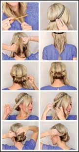 Frisuren Mit Haarband Anleitung Eindrehfrisur Zopf Mit Bildern Haarband Frisur Haarband Frisur Anleitung Frisuren