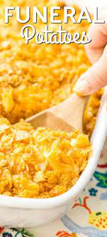 Made With Hash Browns Cheese Sour Cream And Condensed Cream Of Chicken Soup Funeral Potatoes Are Made E Hashbrown Recipes Potatoe Casserole Recipes Recipes