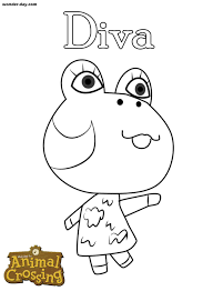 After instant download of the animal crossing coloring pages, you can print at home, any local or online print shop. Animal Crossing Coloring Pages Merengue Novocom Top
