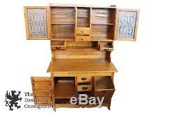 antique oak wilson kitchen cabinet
