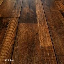 Red Oak With Pad 14 3 Mm Lifetime Residential Warranty Carolina Floor Covering Wood Floors Wide Plank Wood Floor Stain Colors Flooring