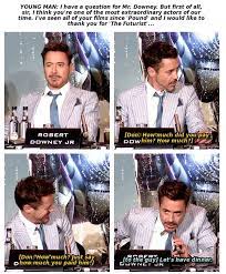 I M Gonna Guess 50 Any Takers Funsubstance Downey Junior Marvel Actors Robert Downey Jr