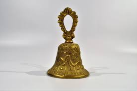 Brass Bell Brass Hand Bell Table Bell Antique School Bell Brass Bells Hand Bells Antiques