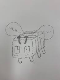 View, comment, download and edit black outline minecraft skins. I Drew A Bee Should I Colour It In Minecraft