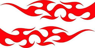 Tribal Smart Flames Fire Auto Truck Dune Buggy Side By Side Atv Decals Stickers Set Sticker Set Boat Decals Dune Buggy