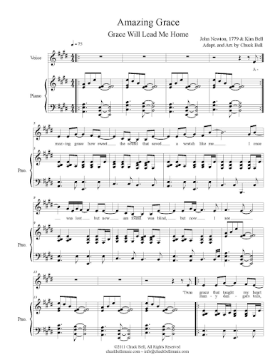 Amazing Grace (Lead Me Home) – Chuck Bell Music Store