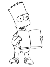 Desenhos para colorir dos simpsons / os simpsons, um retrato de família. Desenho De Bart Simpson Na Escola Para Colorir E Imprimir