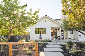 Make an outstanding first impression. Modern Farmhouse Front Yard And Backyard Renovation Yardzen Online Landscape Design