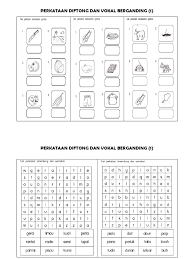 Dftong dan vokal berganding online worksheet for grade 1. Lembaran Kerja Diftong Dan Vokal Berganding 1 2019