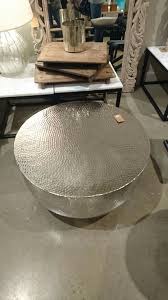 Silver Drum Coffee Table Drum Coffee Table Modern Moroccan Decor Table
