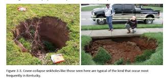 sinkhole hazard overview  ky