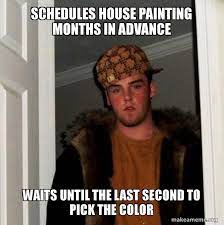 schedules house painting