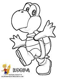 Kids love filling the coloring sheets of super mario with vibrant colors. Koopa Troopa Coloring Pages Coloring Home