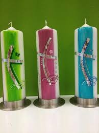 Taufkerze kommunionkerze bunt fische kommunionkerzen junge mädchen 400/40 mm. 37 Kommunionkerzen Motive Ideen Kommunion Kommunionkerze Erstkommunion Kerze