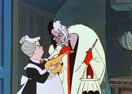 Search, discover and share your favorite cruella gifs. I Literally Just Realized What Cruella De Vil S Name Actually Means Evil Disney Animated Cartoon Characters Cruella