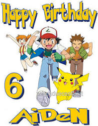 Details About Custom Personalized Pokemon Pikachu Birthday T Shirt Party Favor Add Name Age
