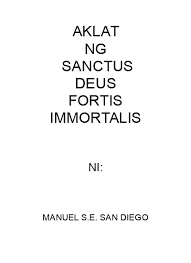 Isang kahulugan, taguan, imbakan o deposito ng kaalaman ng isang bansa. 3. Aklat Ng Sanctus Deus Fortis Immortalis Docx