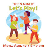 Summer Reading August Teen Night