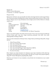 Contoh surat lamaran kerja via email format pdf 19. Lamaran Kerja Pdf
