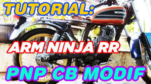 All new honda cbr150 facelift modifkaki2 modif by : Cara Menata Dan Pnp Kan Supit Arm Ninja Rr Di Honda Cb Modif Ala Matt Balung