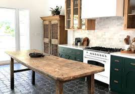 A flush mount vent hood has been used to not obstruct the view. 16 Kitchens That Will Make You Want To Retile Yours