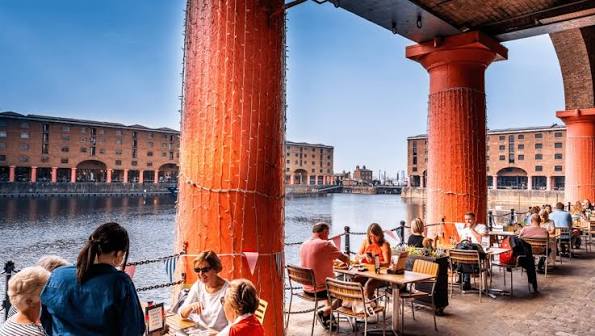 Royal Albert Dock and the Three Graces, Liverpool waterfront