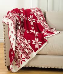 Machine wash separately in cold water and on gentle cycle. Crockett Christmas Knitted Throw Christmas Throw Blanket Knitted Throws Red Throw Blanket