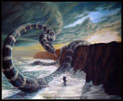 Jormungand The Serpent Of Midgard World Serpent Norse Mythology Mythical Creatures
