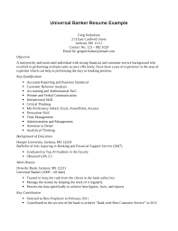 sales banker resume