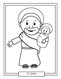 By best coloring pages october 23rd 2019. St Joseph Catholic Saints Coloring Book Page By Ladybug Learning Store