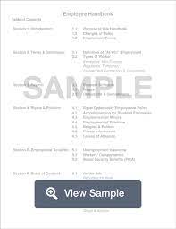 Nothing in this employee handbook or in any other human resource documents, including benefit plan descriptions, creates or is intended to create a promise or. Employee Handbook Template Sample Employee Handbook Pdf Formswift