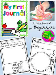 Writing Journal For Beginners These Writing Prompts Are Designed For Emerging Writers T Kindergarten Writing Kindergarten Writing Journals Preschool Journals
