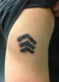 Is This The Worst Tattoo Ever Inking Parlour Investigated After Giving 17 Year Old Boy Awful Sergeant Stripes That Are Wonky And Upside Down Daily Mail Online