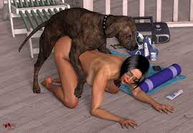1animal 1girls 3d ambiguous penetration arm support bag beach  chair black hair boombox canine doggy style hanging breasts nipples nude on  floor outdoors roadkill (artist) scratches smartphone sunglasses sunscreen