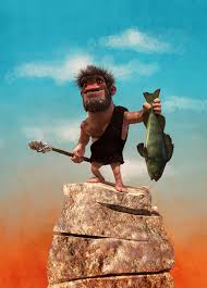 3d Caveman Character Model By Emanuel Barros 3d Blender Software To Modeling Texturing Rig And Render And Gimp Desig History Design Graphic Design History