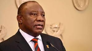 South africa's president cyril ramaphosa delivers a speech marking the 25th anniversary of advent of democracy in the country. Yc F Cn3glyu M