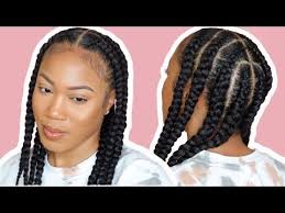 Visit for all your hair. How To Jumbo Tribal Braids Pop Smoke Vibes Youtube In 2020 African Braids Hairstyles Natural Hair Braids Cornrows Natural Hair