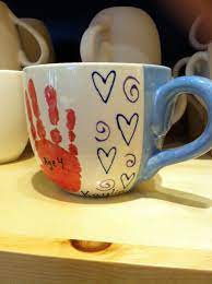 Handprint On Mug Mugs Baby Handprint Crafty