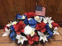 Maybe you would like to learn more about one of these? Memorial Day Cemetery Saddle 4th Of July Cemetary Saddle Etsy Cemetery Flowers 4th Of July 4th Of July Decorations