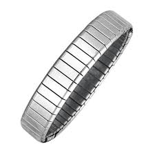 Unisex Magnetic Hematite Healing Stretch Bracelet Silver Etsy Hematite Healing Natural Healing Magnetic Bracelet
