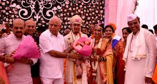 Emergence of his 'super cm' son. Despite Ban Karnataka Cm B S Yediyurappa Hundreds Attend Belagavi Wedding Deccan Herald