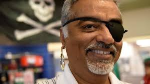 PHOTOS: Customers dress up like pirates for free Krispy Kreme doughnuts