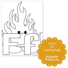 While it's a useful qualitative analysis test—and a lo. F Is For Fire Coloring Page Printable Treats Com