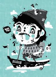 Sailing By Yema Yema Via Behance Character Design Graphic Illustration Illustration Character Design
