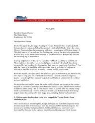 The National Salmon Mean Business Letter to President Obama ...